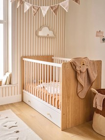 Cama de bebé evolutiva 60x120cm MOONLIGHT branco