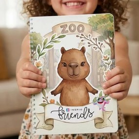 Amigos: livro interativo de velcro - Kapibara no Zoo