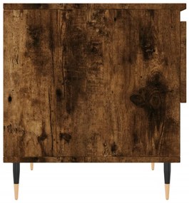 Mesas de centro 2 pcs 50x46x50cm deriv. madeira carvalho fumado