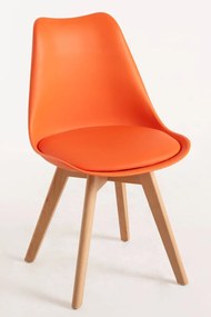 Pack 4 Cadeiras Synk Basic - Laranja