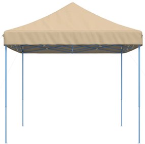 Tenda para festas pop-up dobrável 440x292x315 cm bege