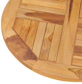 Base de mesa giratória madeira de teca maciça