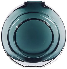 Vaso de vidro verde 27 cm KAPELI Beliani
