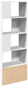 Estante 70x36x189 cm derivados de madeira branco