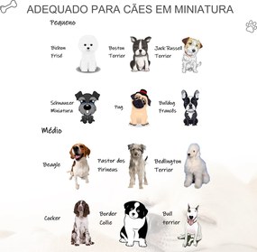 PawHut Cama elevada para animais de estimação Portátil com tecido resp