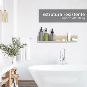 Estante com Prateleiras – Modelo Ålesund – 120x15x20 – Madeira – 6 Nív