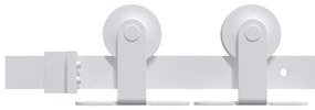 Porta Deslizante vidaXL com conjunto de hardware 'ORKDAL'Branca MDF e