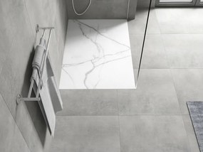 Mexen Hugo base de duche retangular SMC 120 x 90 cm, pedra branca - 42159012