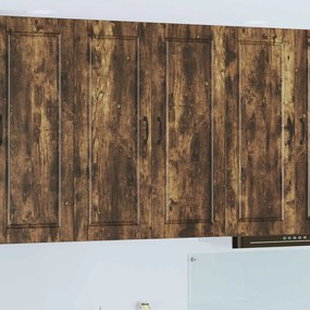 vidaXL Armário de Cozinha com porta Carvalho Defumado 80 x 31 x 100 cm