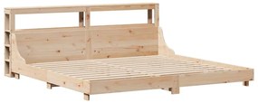 Cama sem colchão 180x200 cm madeira de pinho maciça