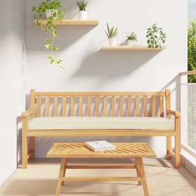 vidaXL Capa de Palete para Banco Creme 180x40x8 cm Tecido Oxford