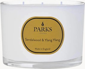 Vela perfumada artesanal com três pavios Vintage Aromatherapy (sândalo, ylang-ylang, âmbar quente)