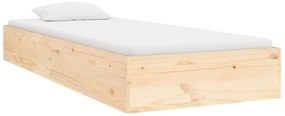 Estrutura de cama solteiro 90x190 cm madeira maciça
