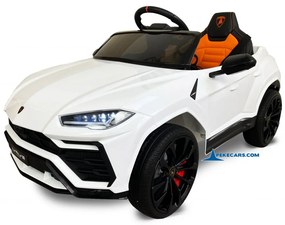 Carro eletrico crianças Lamborghini Urus 12V 2.4G Branco