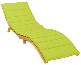Almofadão p/ espreguiçadeira tecido oxford verde brilhante