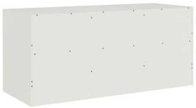 Móvel de TV 99x39x44 cm aço branco