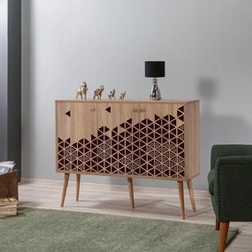 Console Mega – Carvalho Sonoma – 120x90x36 cm