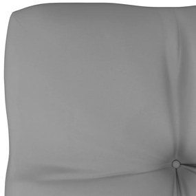 Otomano de paletes para jardim pinho impregnado branco