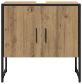 Conjunto de Armário de Banheiro de 2 Peças em Carvalho Artisan Madeira