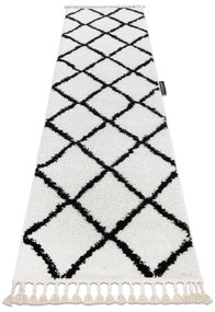Tapete, Passadeira BERBER CROSS branco - para cozinha, ante-sala, corredor