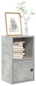 vidaXL Estante 31x24x52 cm derivados de madeira cinzento cimento