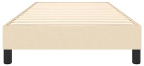 Estrutura de cama sem colchão 80x200 cm creme