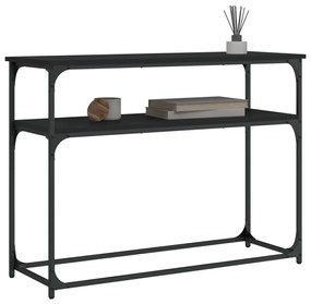 Mesa consola 100x35,5x75 cm derivados de madeira preto