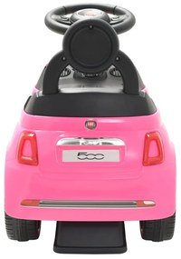 Carro de passeio Fiat 500 rosa