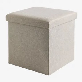 Caixa Organizadora Em Poliéster Gipto Beige - Sklum