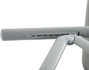 Conjunto de 4 cadeiras de jardim cinzentas