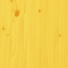 Cadeira adirondack com otomana madeira de abeto maciça amarelo