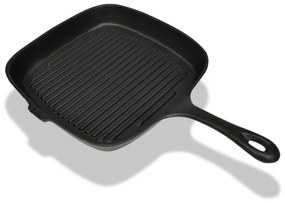 vidaXL Frigideira de ferro fundido 24 x 23 cm