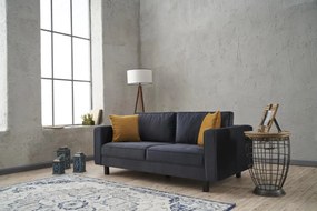 Sofá de 2 Lugares Kale – Antracite – 180x83x91 cm