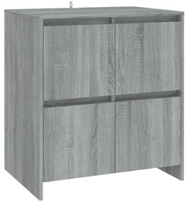Aparadores 2 pcs 70x41x75 cm derivados de madeira cinza sonoma