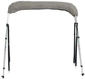 Toldo de 3 arcos Bimini c/ paredes laterais 183x(185-198)x137cm