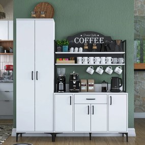 Armário Multiusos JE148 – Branco – 280x198,6x40 cm