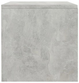 Mesas-de-cabeceira 2 pcs 40x30x30 cm contraplacado cinzento