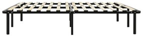 Estrutura de cama 120x200 cm metal preto