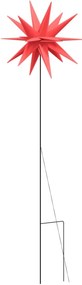Luz de Natal com estaca LED dobrável 57 cm vermelho