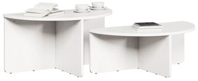 Mesa de centro 2 pcs Branco 79 x 39.5 x 40 cm