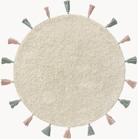 Tapete redondo tufado à mão Malu