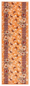 vidaXL Passadeira 100x400 cm polipropileno terracota