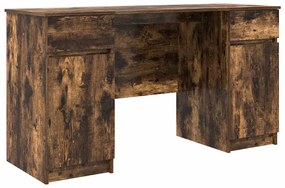 Mesa vidaXL Carvalho Defumado 140x49x76 cm Madeira de Engenharia