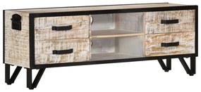 Móvel de TV 110x30x41 cm madeira de acácia maciça