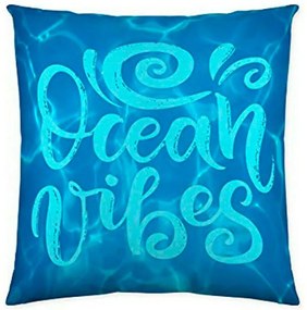 Capa de travesseiro Costura Ocean Vibes (50 x 50 cm)