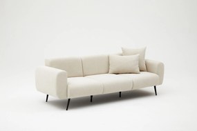 Sofá de 3 Lugares Side – Creme – 235x77x82 cm
