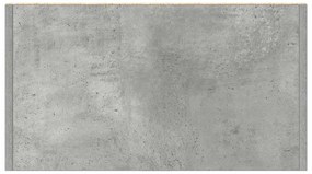 Armário de casa de banho 60x33x80cm contraplacado cinza cimento