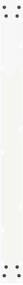 Pés de mesa de jantar em forma de U, 2 peças, branco, 100x (72-73) cm,