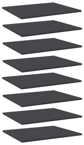 805271 vidaXL Prateleiras para estante 8 pcs 60x50x1,5cm contraplacado cinza