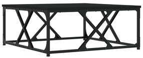 Mesa de centro 70x70x30 cm derivados de madeira preto